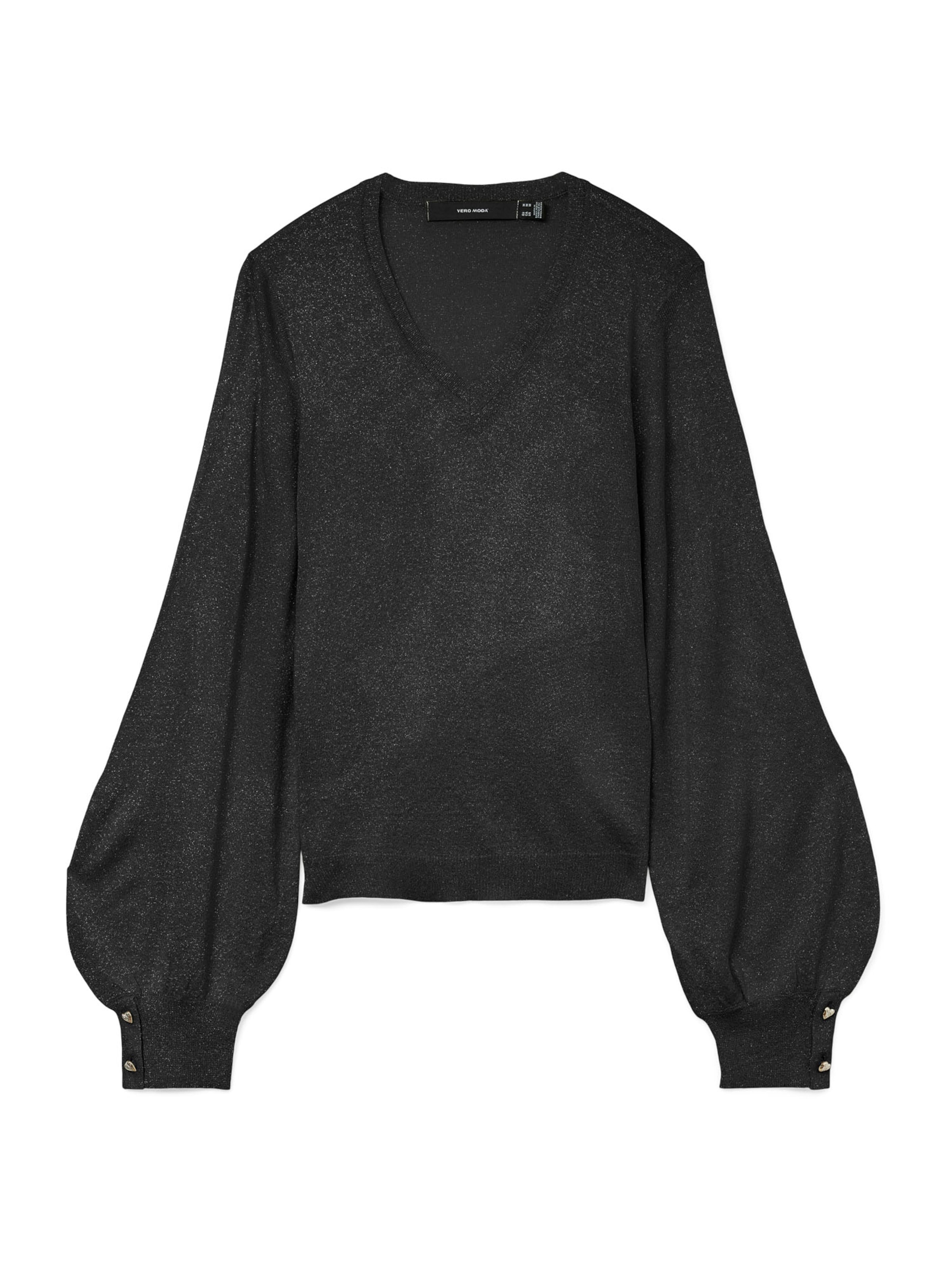VERO MODA Sweater 'VMILONA' in Black: front