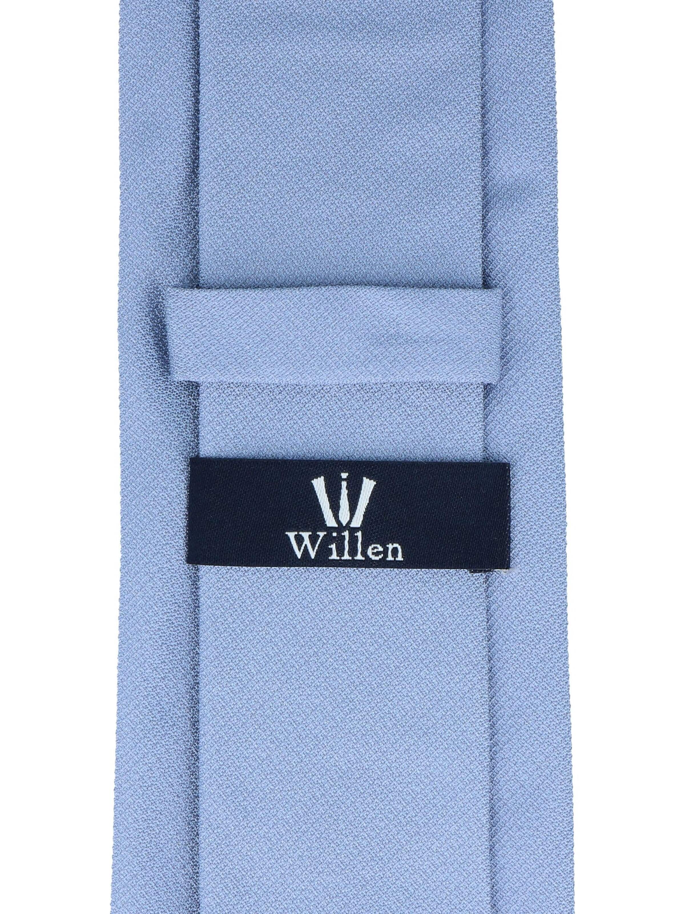 WILLEN Krawatte 'Uni Struktur'‌‌‌‌‌‌‌‌‌‌ in Blau