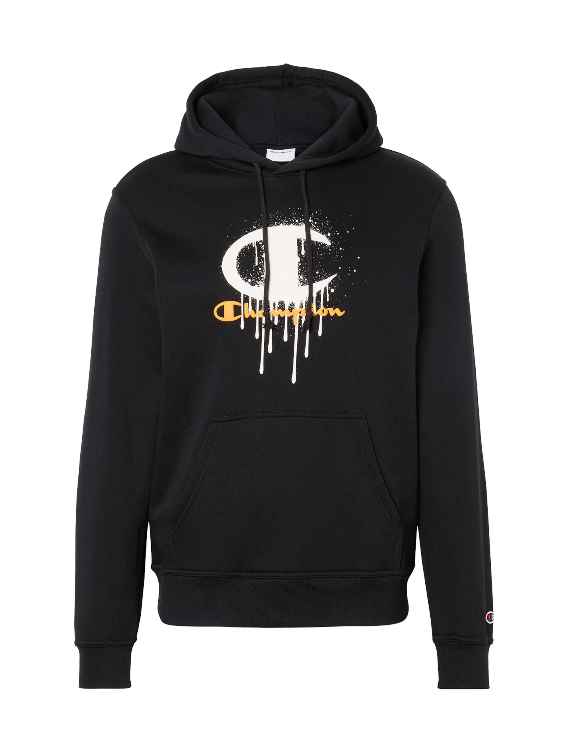 Sweat-shirt Champion en noir : devant