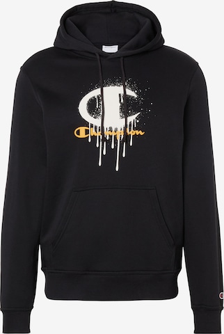 Sweat-shirt Champion en noir : devant