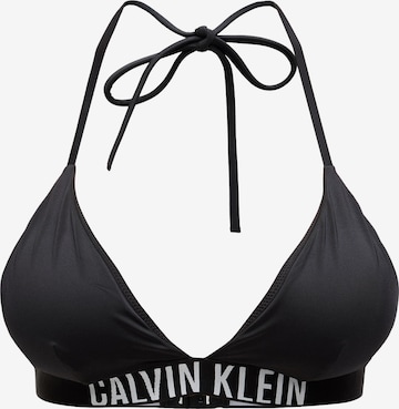 Calvin Klein Swimwear Bikini felső - fekete: elől