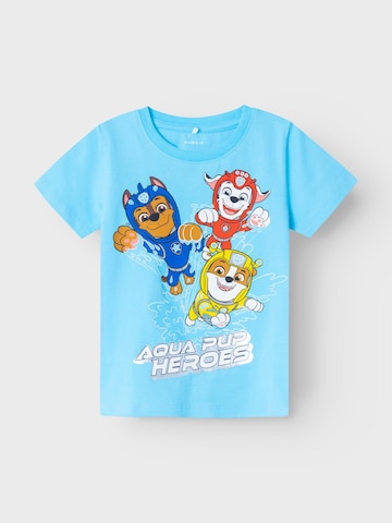 NAME IT Shirts 'MANSE PAWPATROL' i blå