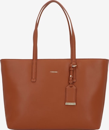 Calvin Klein - Shopper 'Must' em castanho: frente