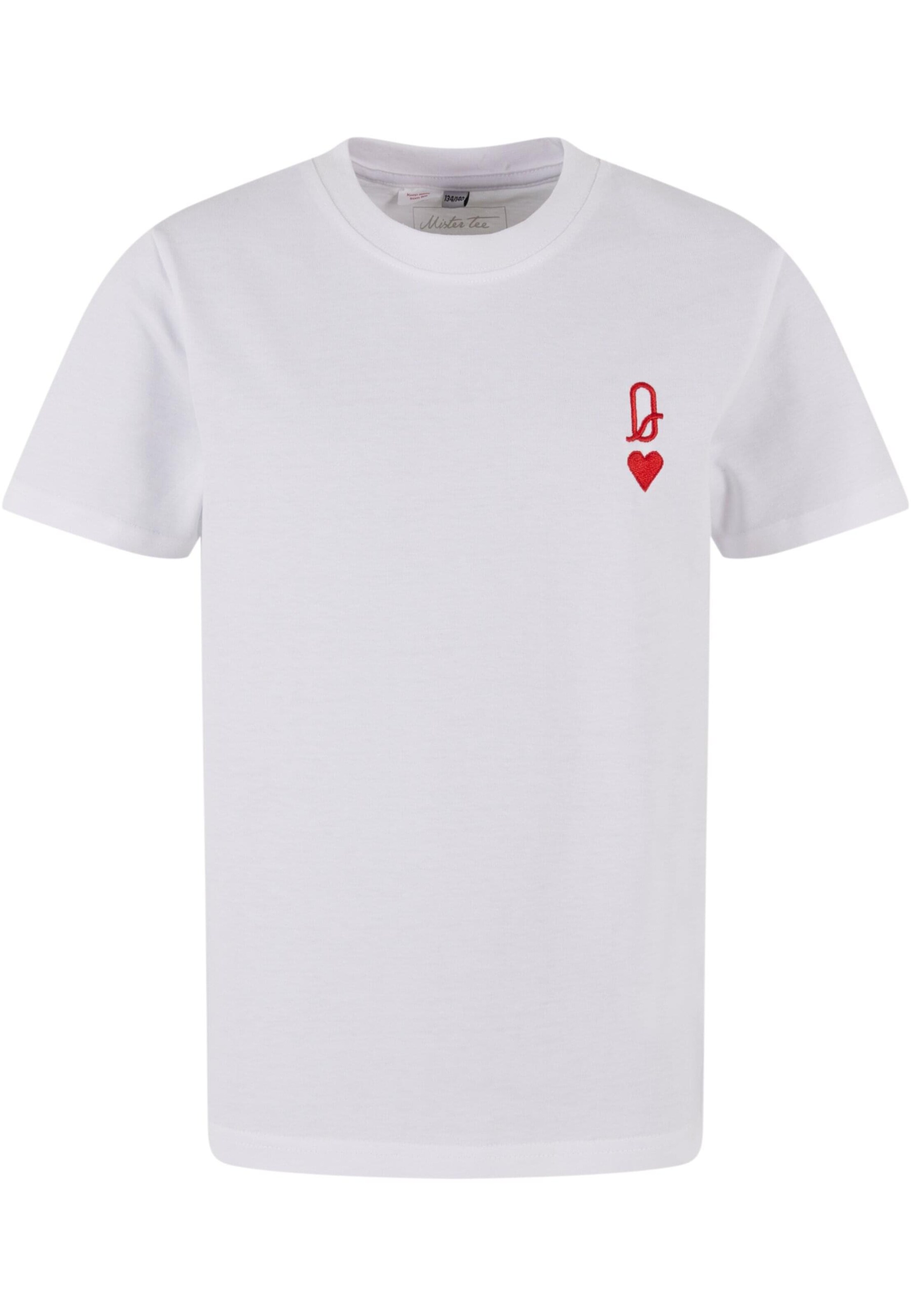 Mister Tee Tričko 'Queen Card Game' – bílá: přední strana