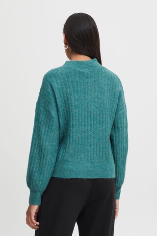 ICHI Strickpullover 'Kamara' in Blau