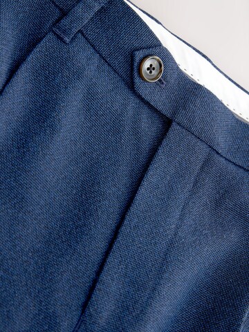 Next Slim fit Pleat-Front Pants in Blue