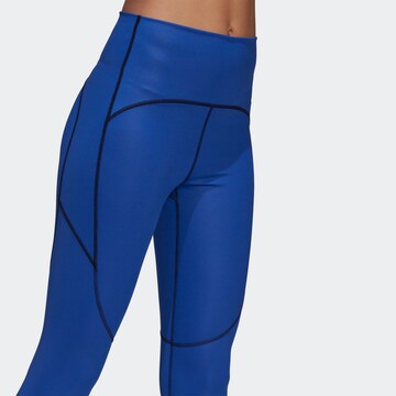 ADIDAS BY STELLA MCCARTNEY Skinny Sporthose in Blau