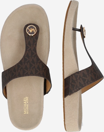 Tongs 'LUCINDA' MICHAEL Michael Kors en marron