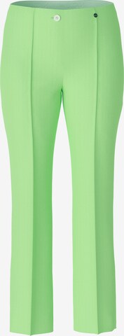 Marc Cain Regular Pleated Pants in Green: front