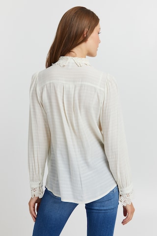 PULZ Jeans Blouse 'CANNY' in White