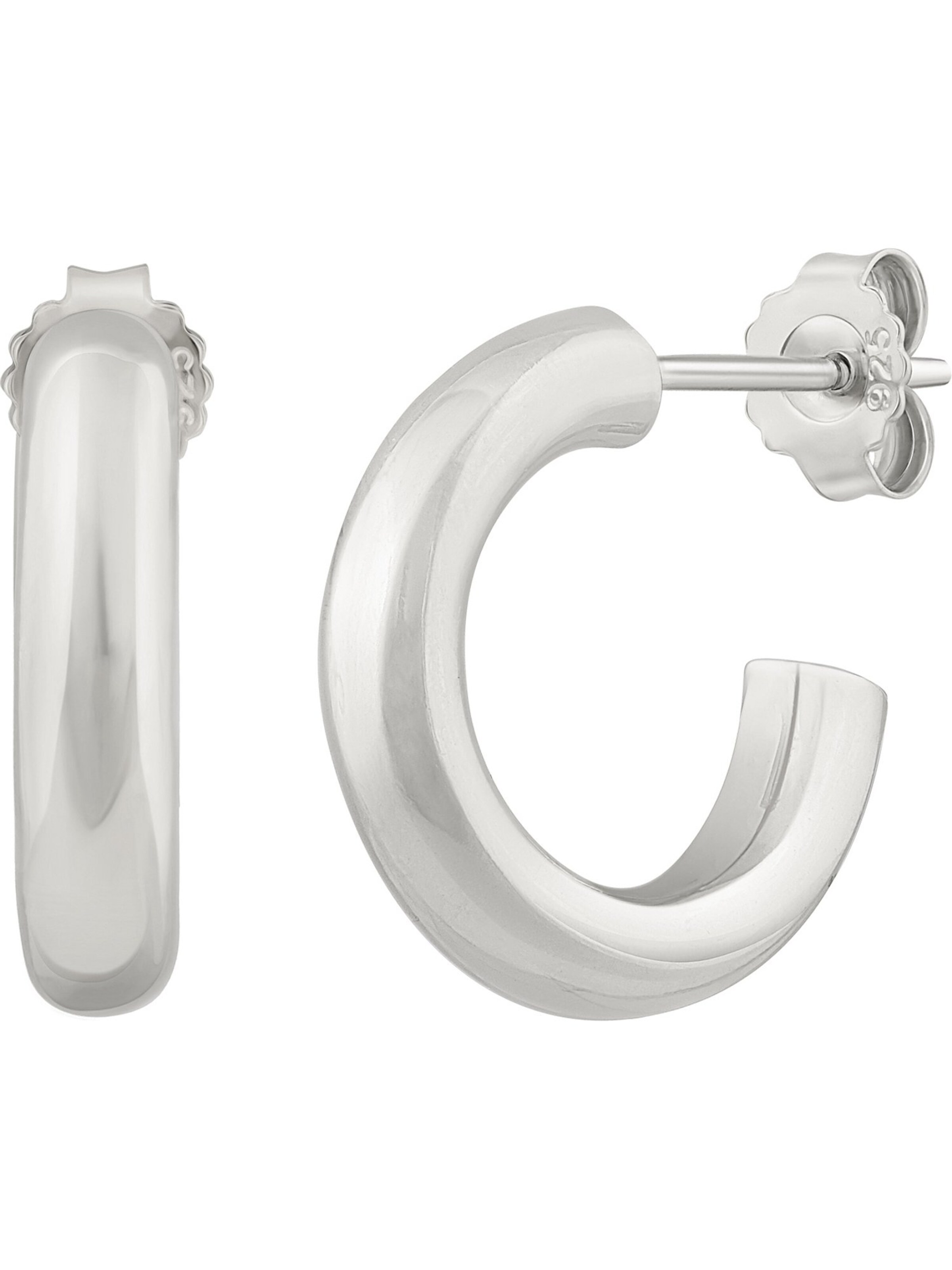 caï Earrings in Silver: front