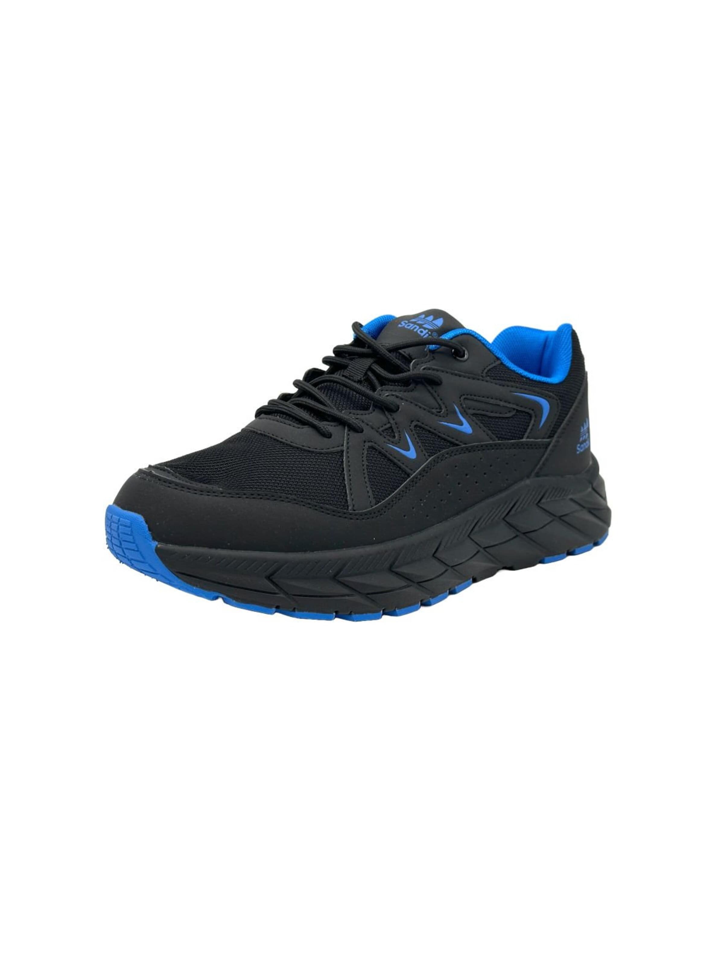 Nowaland Athletic Lace-Up Shoes 'Sportlicher Schnürschuh mit atmungsaktivem Mesh' in Blue: front