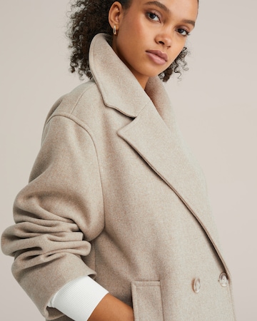 WE Fashion - Sobretudo meia-estação em bege