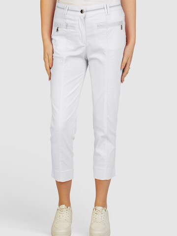 Navigazione Regular Trousers in White: front