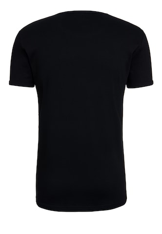 LOGOSHIRT Shirt 'The Riddler' in Black