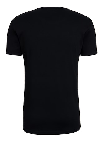 LOGOSHIRT Shirt 'The Riddler' in Black