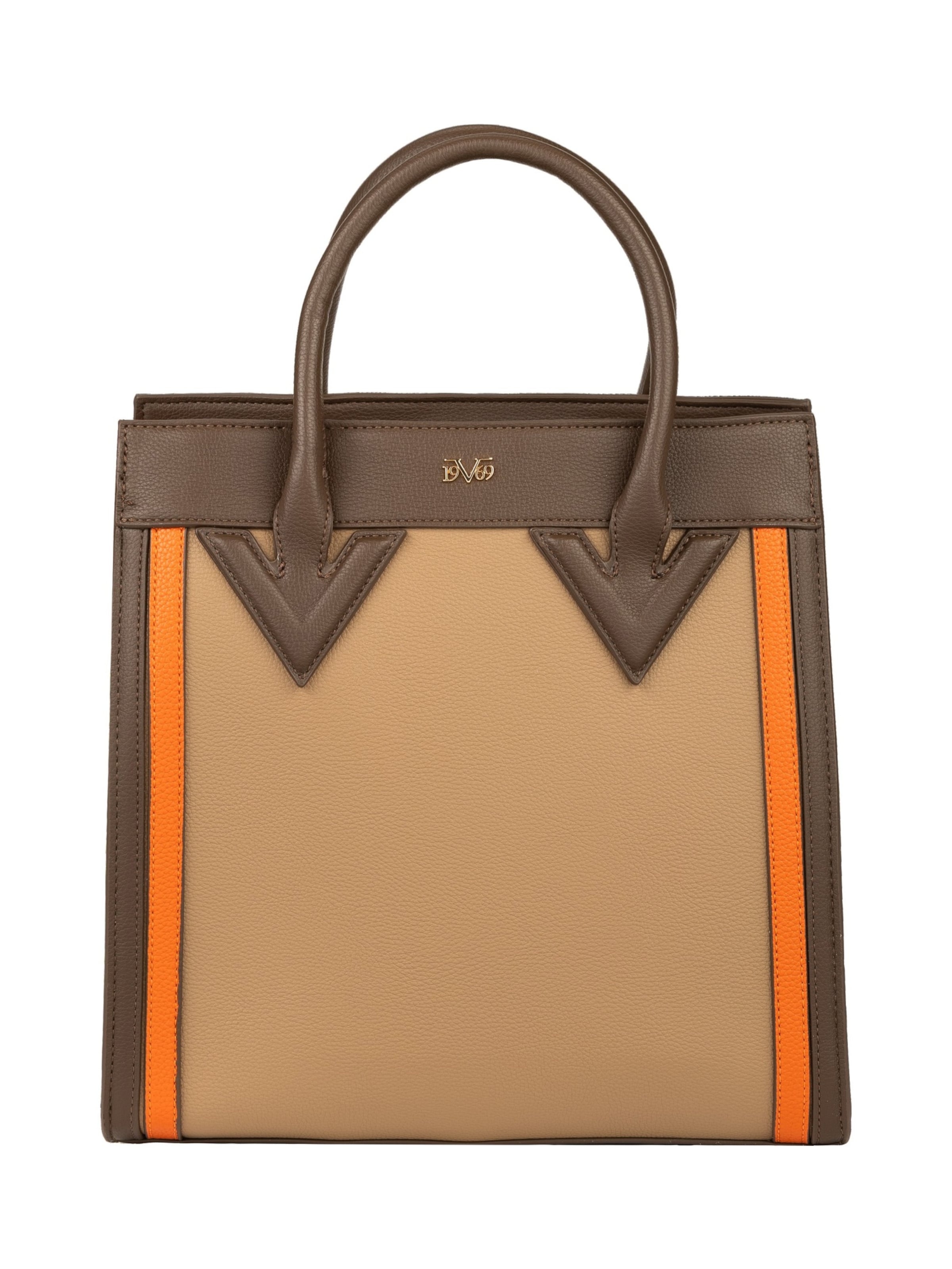 Poșete 'Lotte Large' de la 19V69 ITALIA pe maro: față