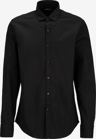 Coupe regular Chemise REPLAY en noir : devant