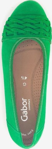 GABOR Ballet Flats in Green