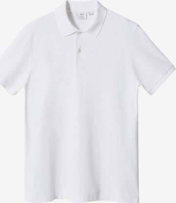 MANGO MAN T-shirt 'REA' i vit: framsida