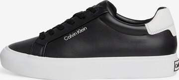 Calvin Klein Σνίκερ χαμηλό σε μαύρο: μπροστά