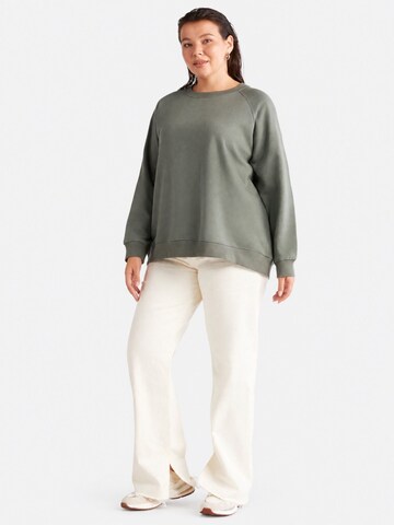 Ethiquet - Sweatshirt em verde