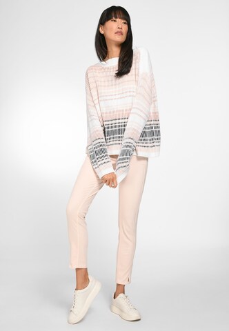 Coupe slim Pantalon Basler en rose