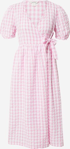 Monki Платье в Ярко-розовый: спереди