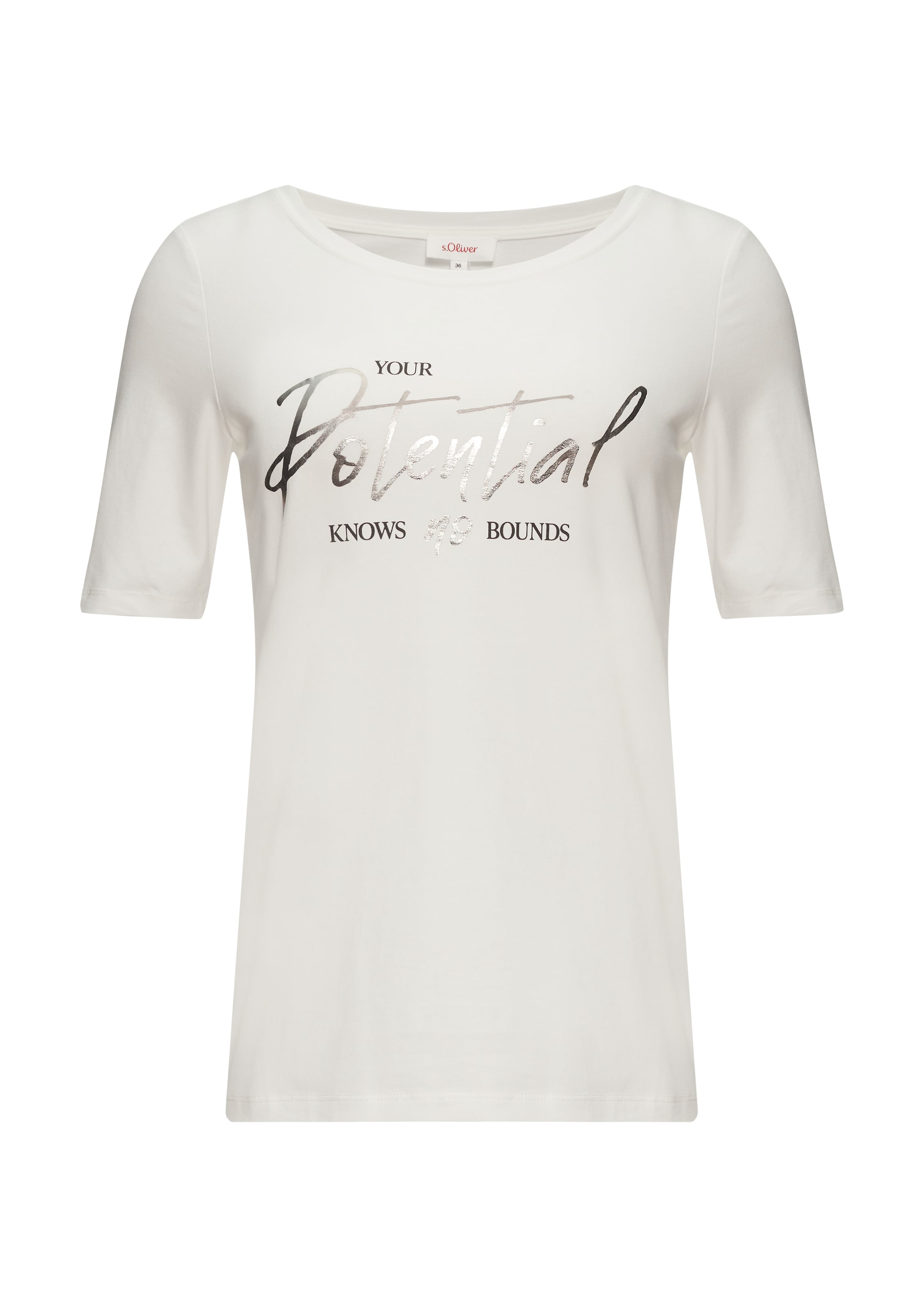 s.Oliver Shirt in Beige: Vorderseite