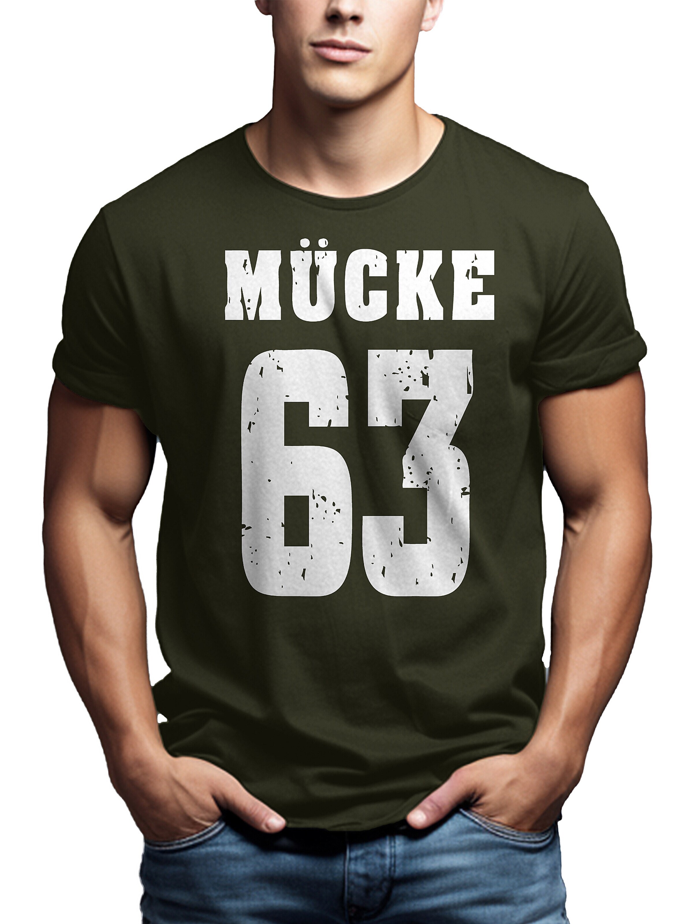 MAKAYA Shirt 'Mücke 63' in Green