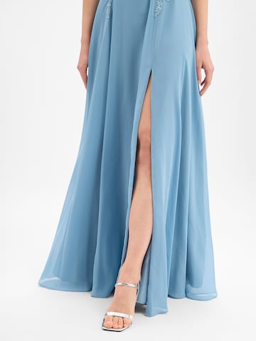 Robe de soirée Luxuar Fashion en bleu