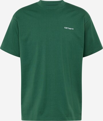 Carhartt WIP - Camisa em verde: frente