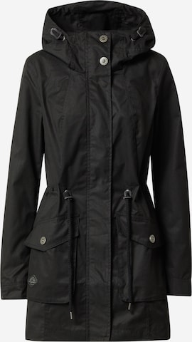 Ragwear Between-Season Jacket 'ELSA' in Black: front