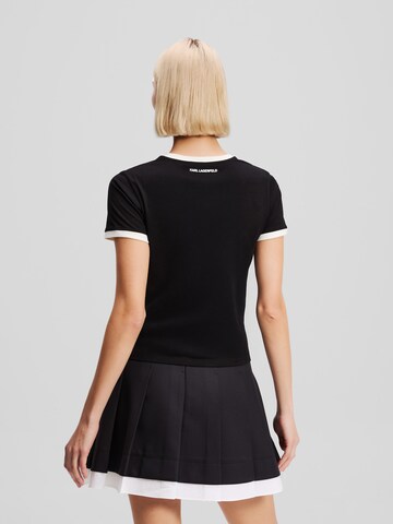 Tricou de la Karl Lagerfeld pe negru