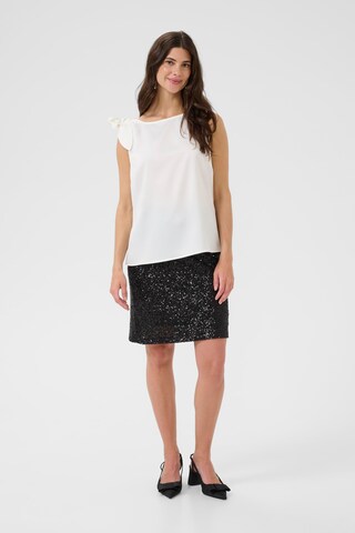 Cream Blouse 'CRTat' in White