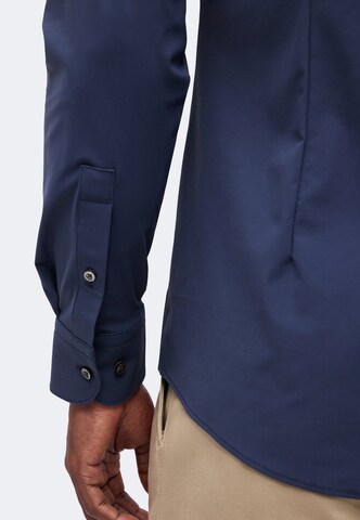 BOSSSlim Fit Košulja 'Hank' - plava boja