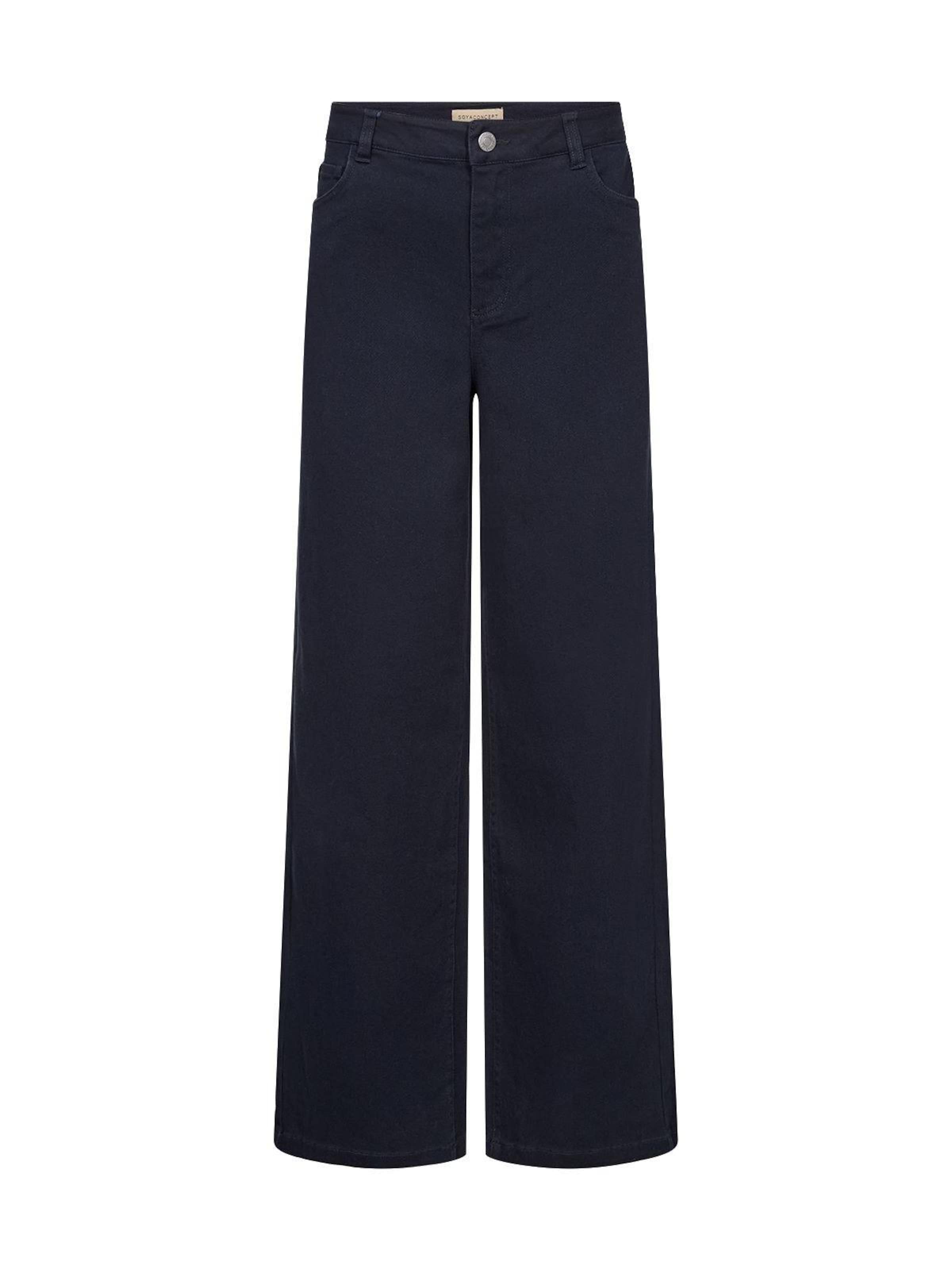 Soyaconcept Regular Trousers 'Soyaconcept Bess 2-B navy' in Blue
