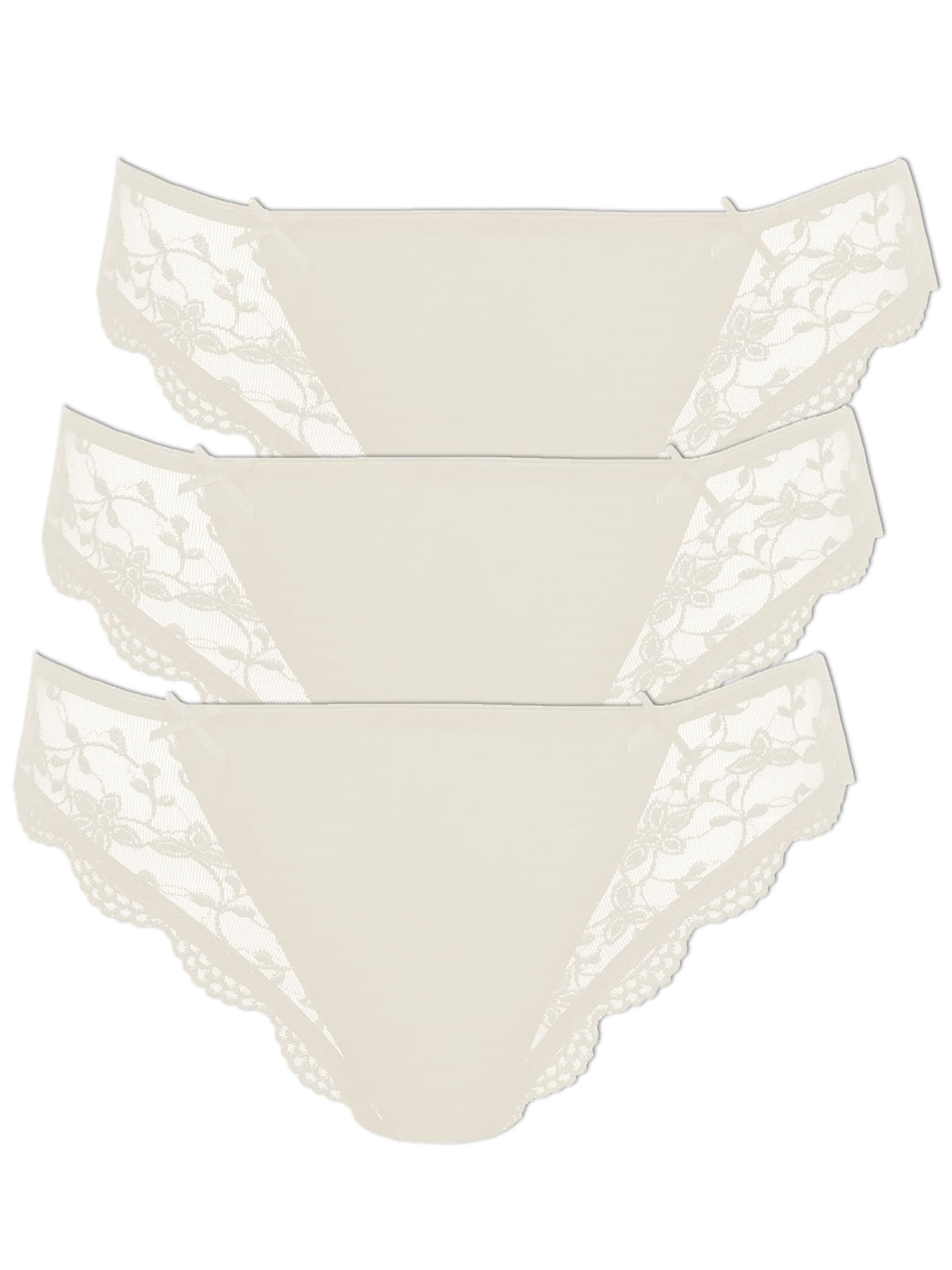 Nina von C. String 'Silver Edition'‌ in Beige: Vorderseite
