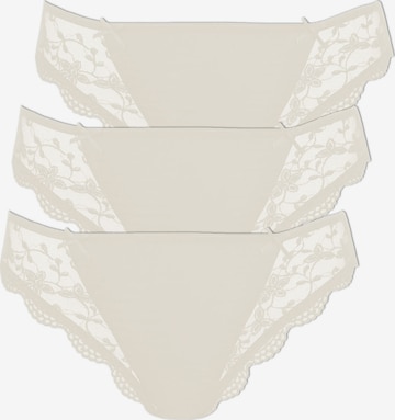 Nina von C. String 'Silver Edition' in Beige: Vorderseite