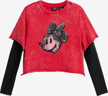 Desigual Collegepaita 'Minnie Mouse' värissä punainen: etupuoli