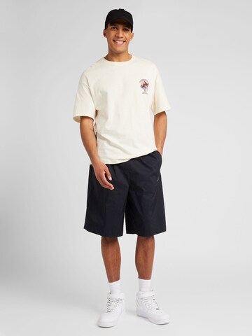 JACK & JONES T-Shirt 'Cyberspace' in Beige