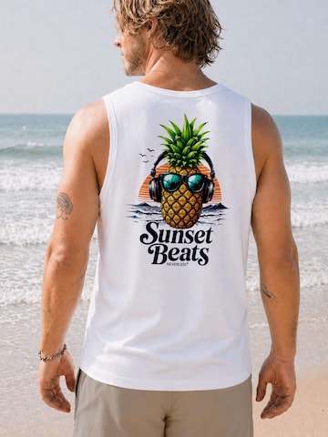 Neverless Shirt 'Ananas'‌‌ in Weiß