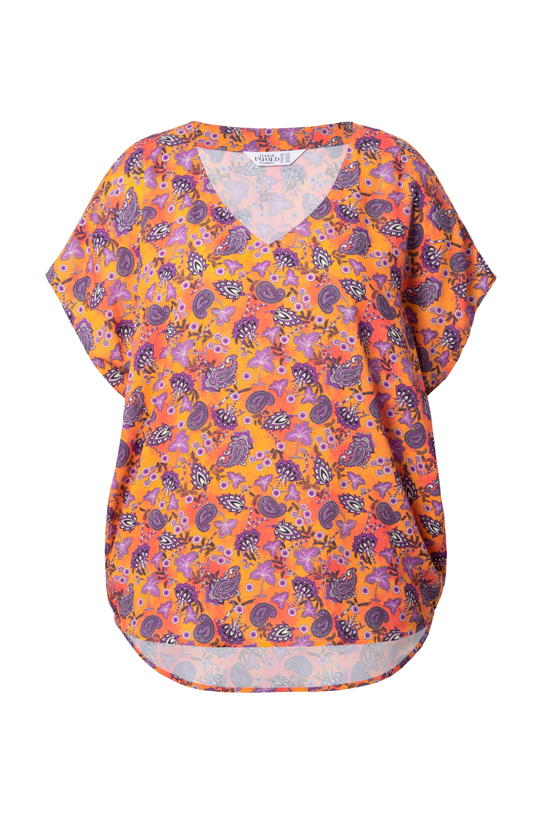 Chemisier Studio Untold en orange : devant