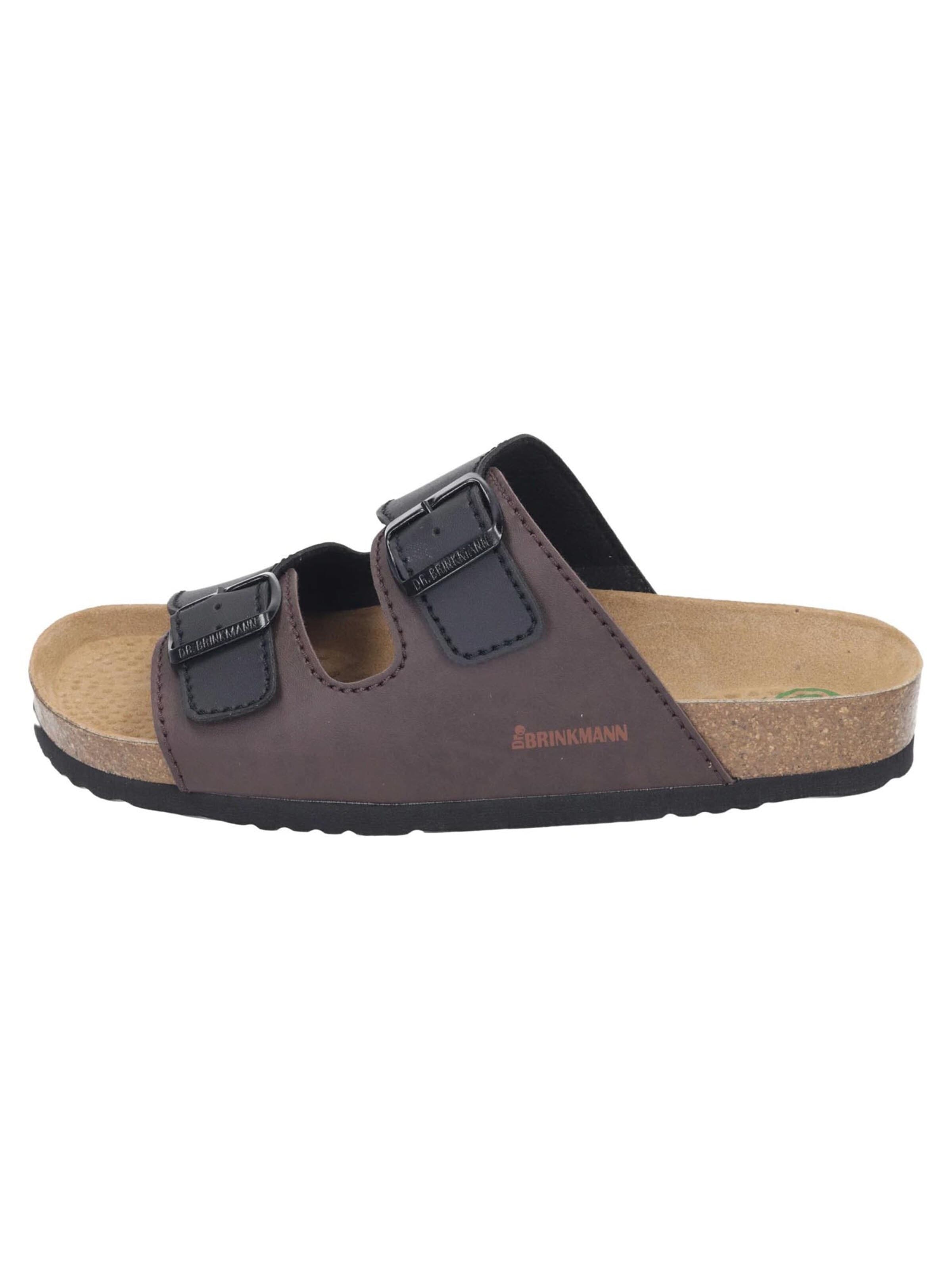 DR. BRINKMANN Pantolette 'Bonillo'‌‌‌‌‌‌‌‌‌‌ in Schwarz: Vorderseite