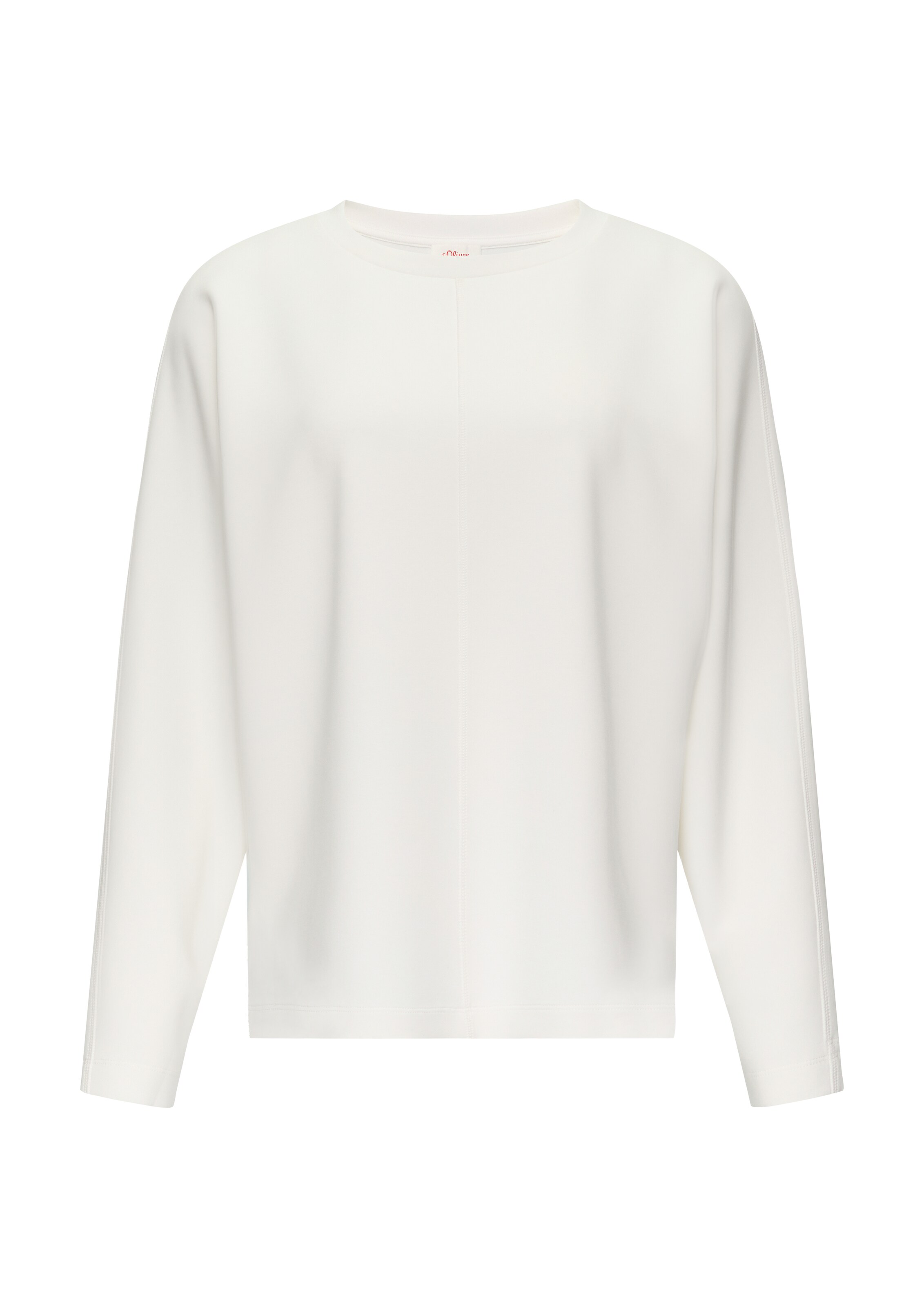 s.Oliver Sweatshirt in Beige: Vorderseite