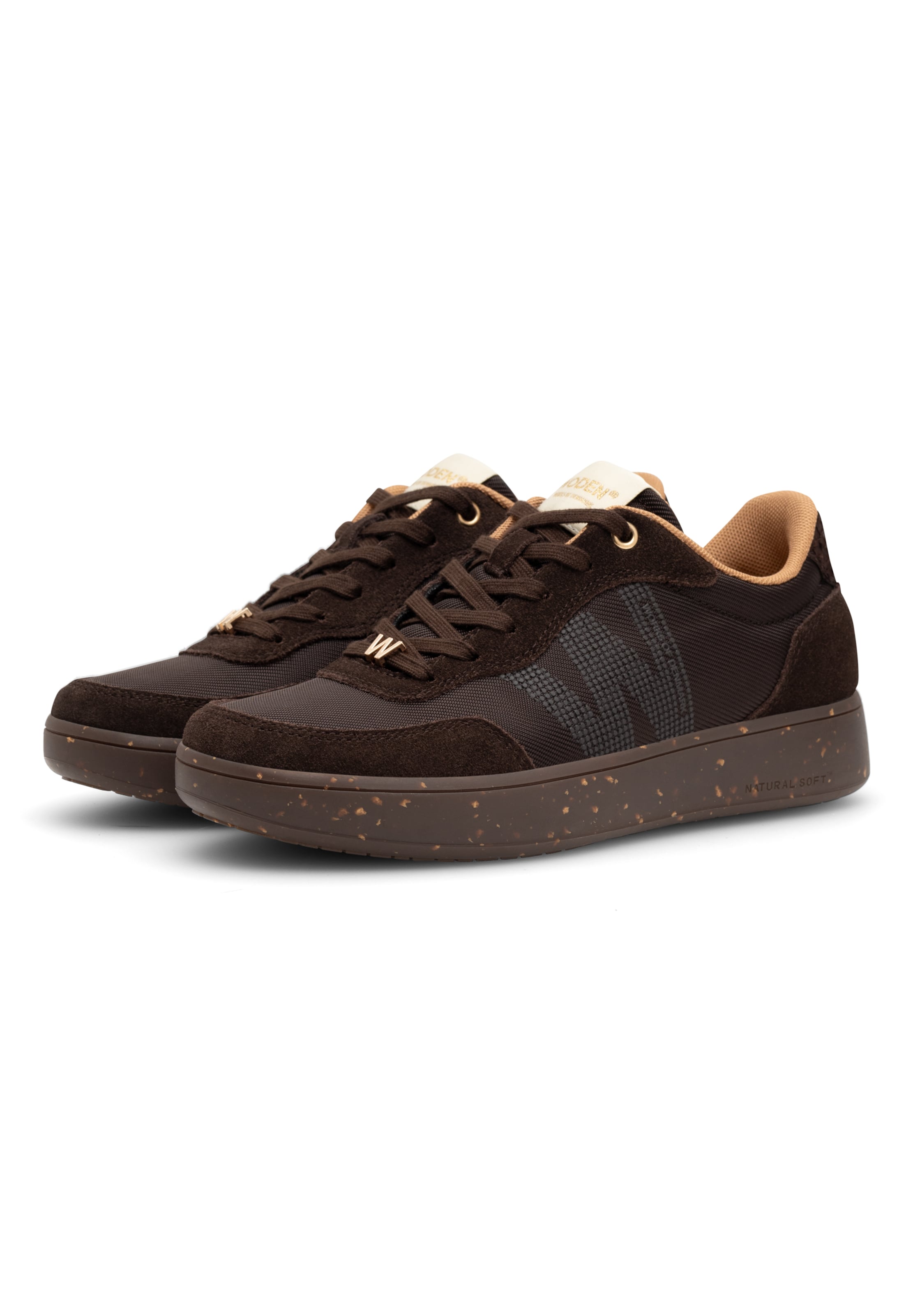 Baskets basses 'Line Sneak' WODEN en marron