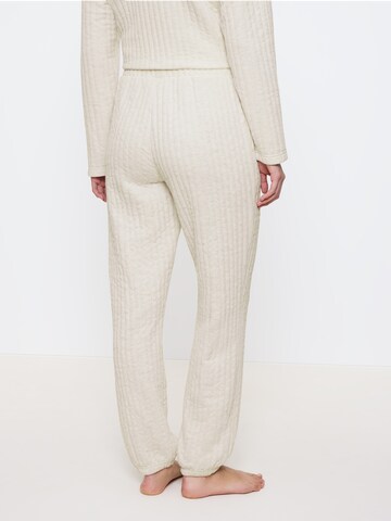 Pantalon de pyjama ' Cozy Comfort Trouser Quilted ' TRIUMPH en beige