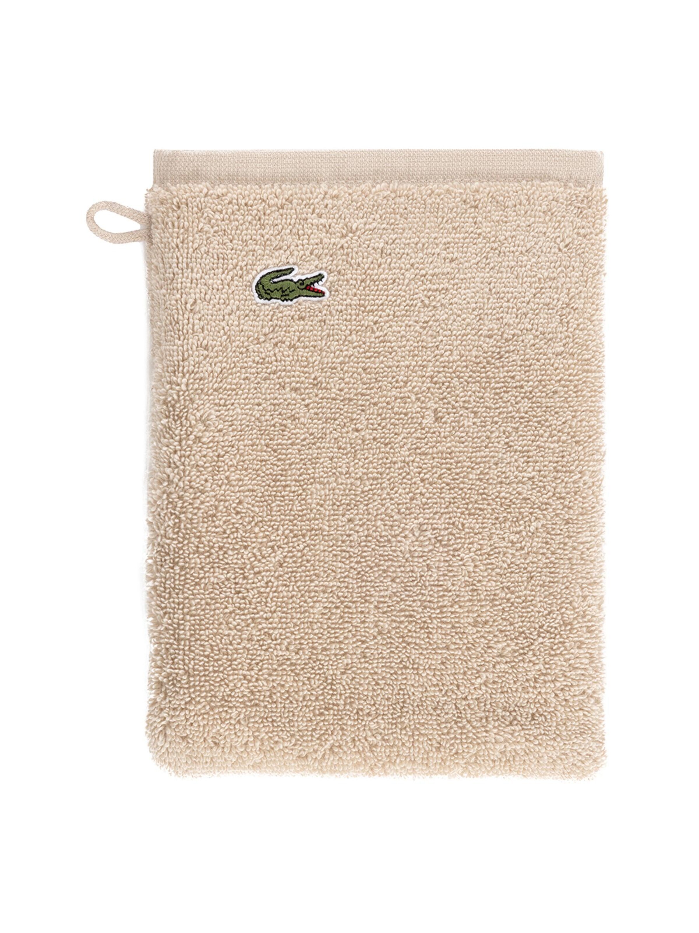 LACOSTE Handtuch 'LLECROCO'‌‌‌‌‌‌ in Braun