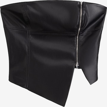 Bershka Top in Schwarz: predná strana