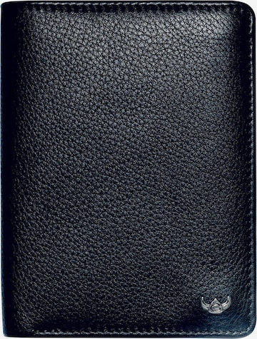 Porte-monnaies 'Capri' GOLDEN HEAD en noir : devant